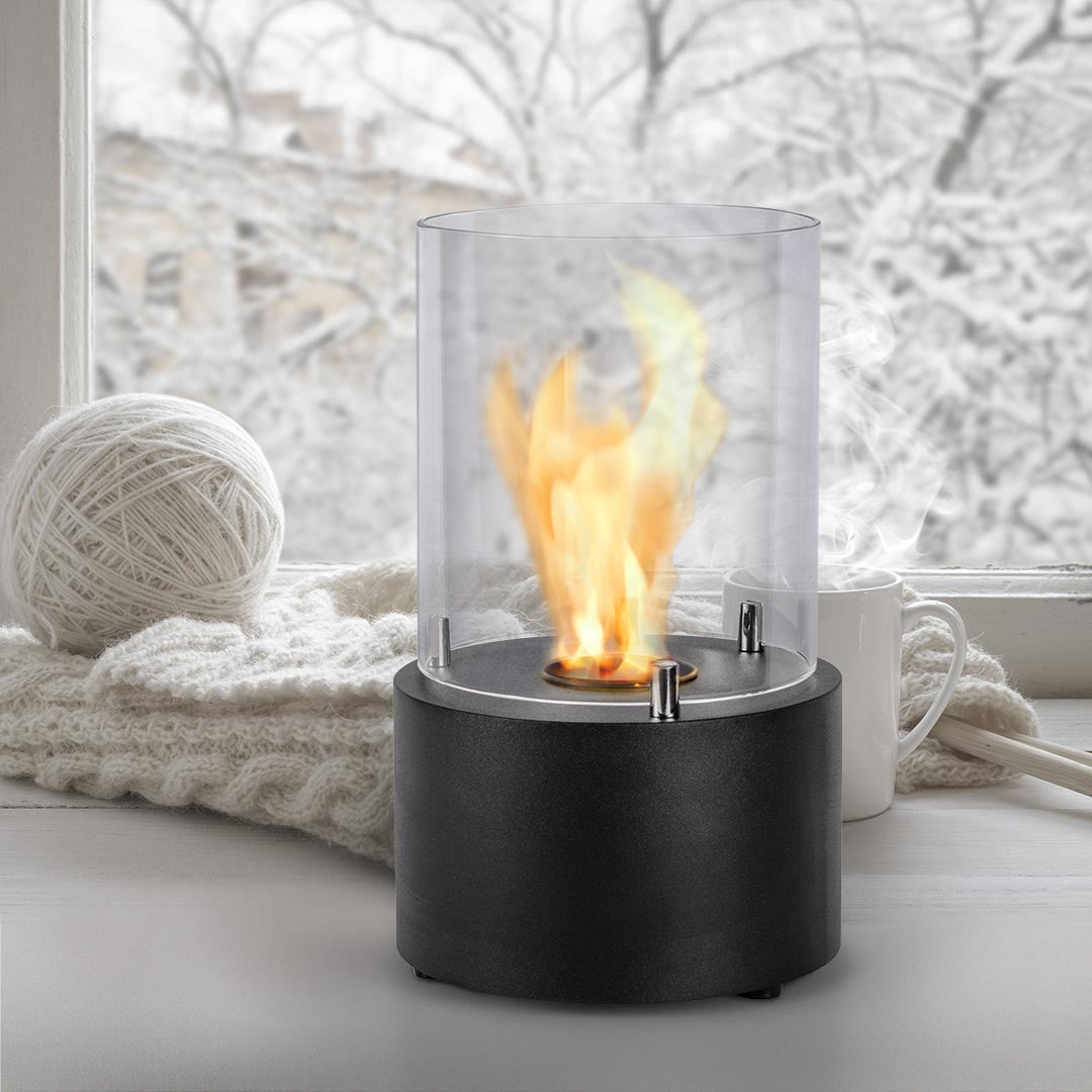 SORRENTO Bioethanol Burner in Black Finish