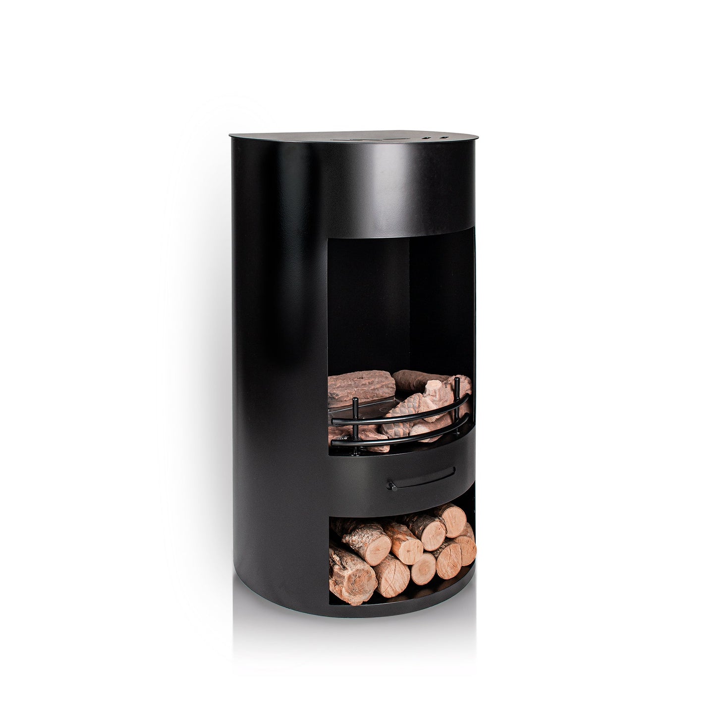 LUNA Black Modern Bioethanol Stove