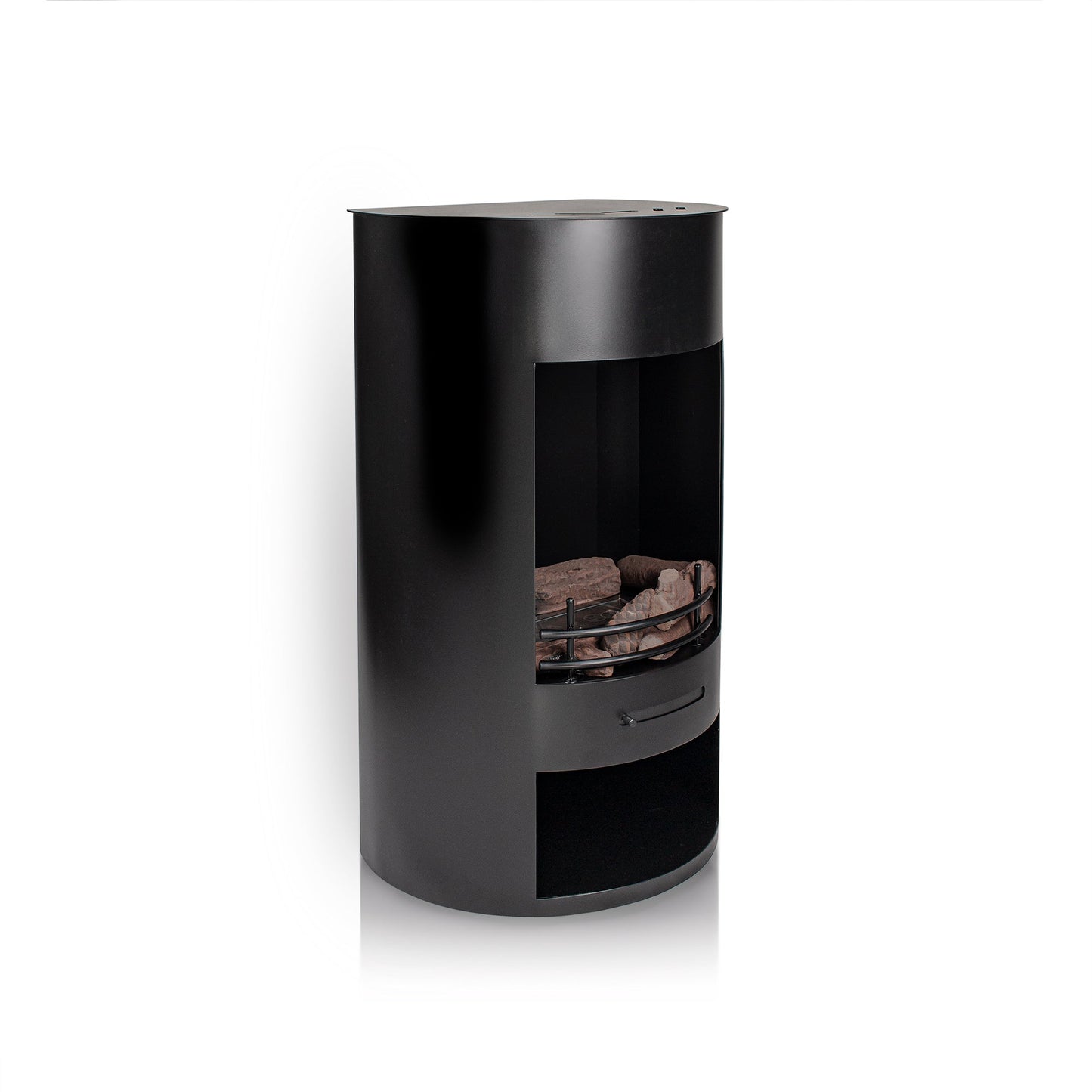 LUNA Black Modern Bioethanol Stove