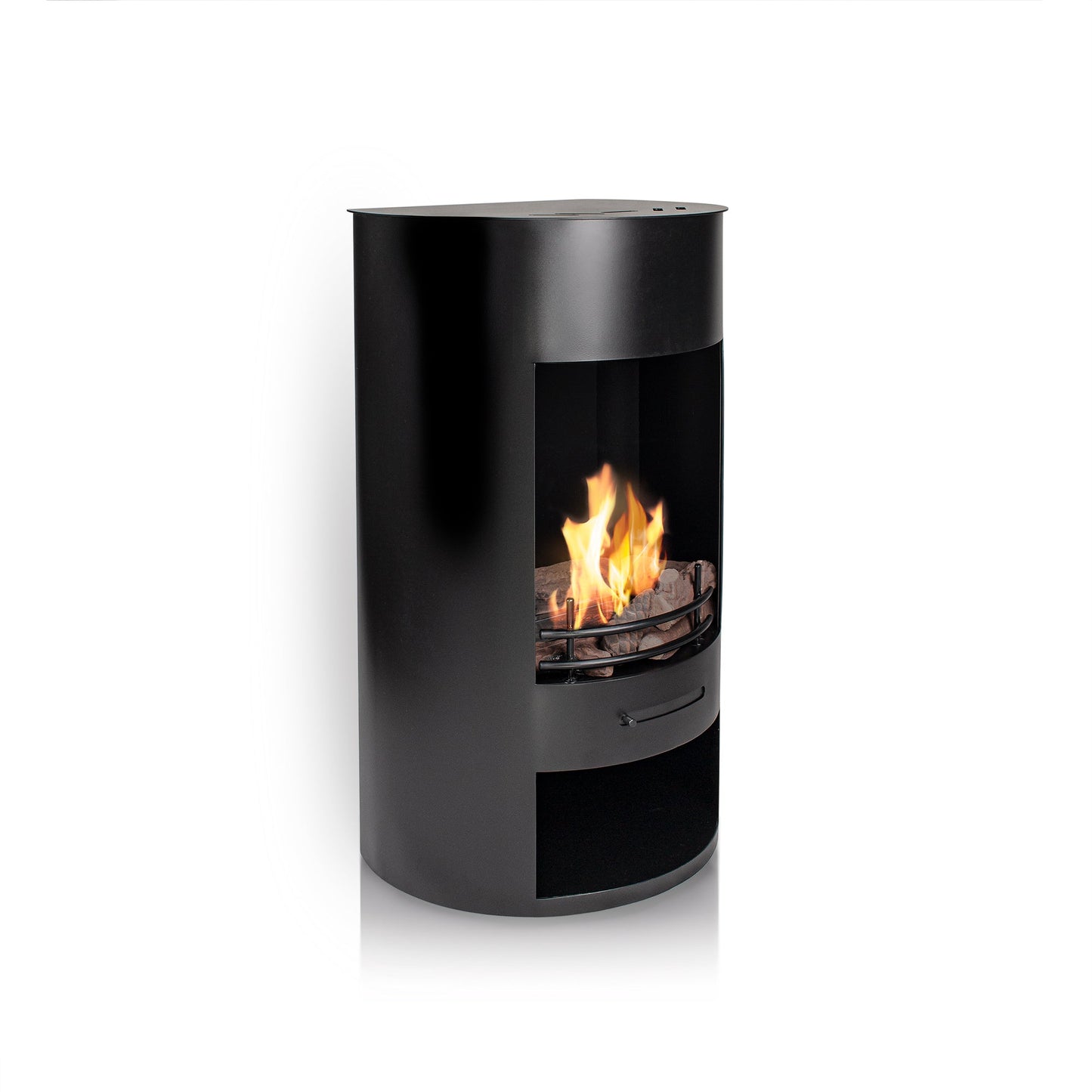 LUNA Black Modern Bioethanol Stove