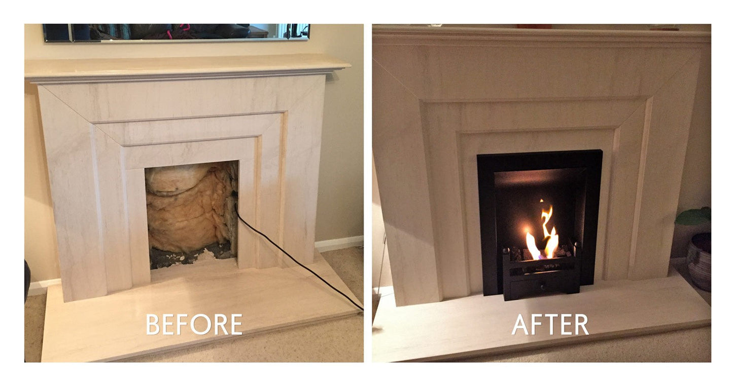 DIY Bioethanol Insert for Electric Fireplaces