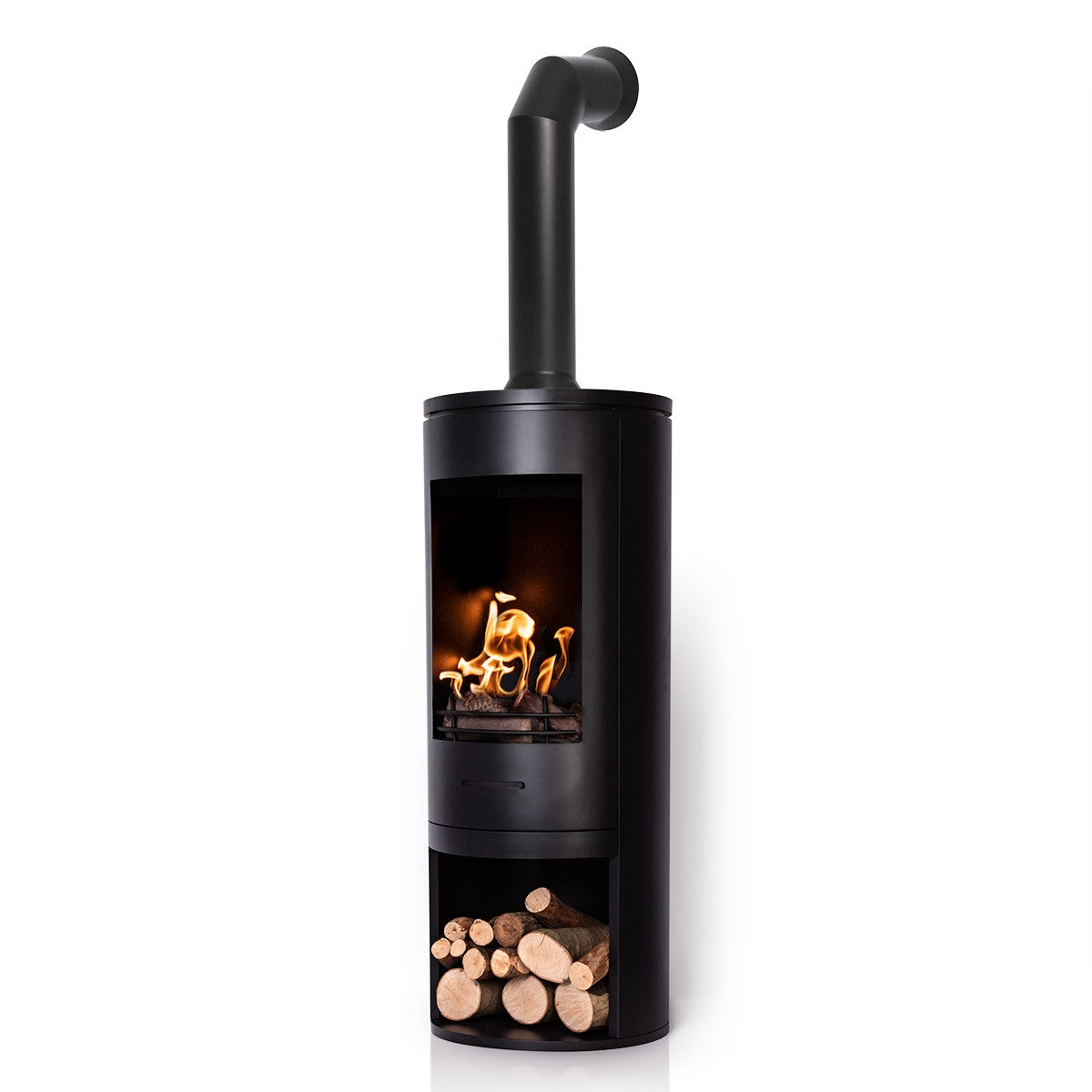 CYLINDER Black Modern XL Bioethanol Stove