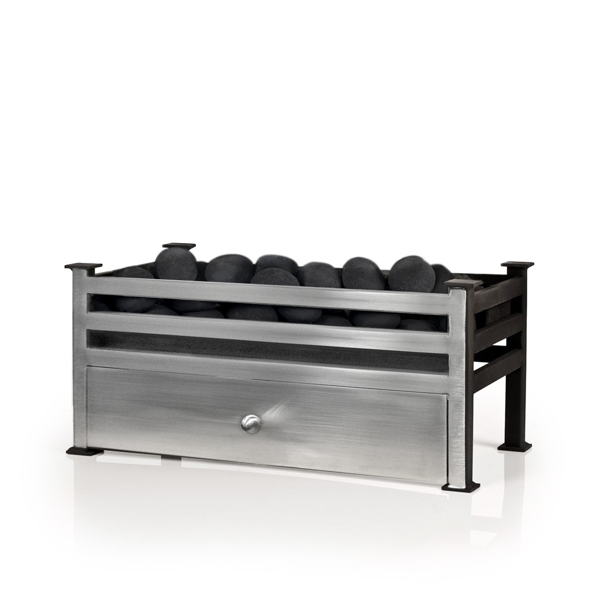 MONTAGU Polished Steel Grate