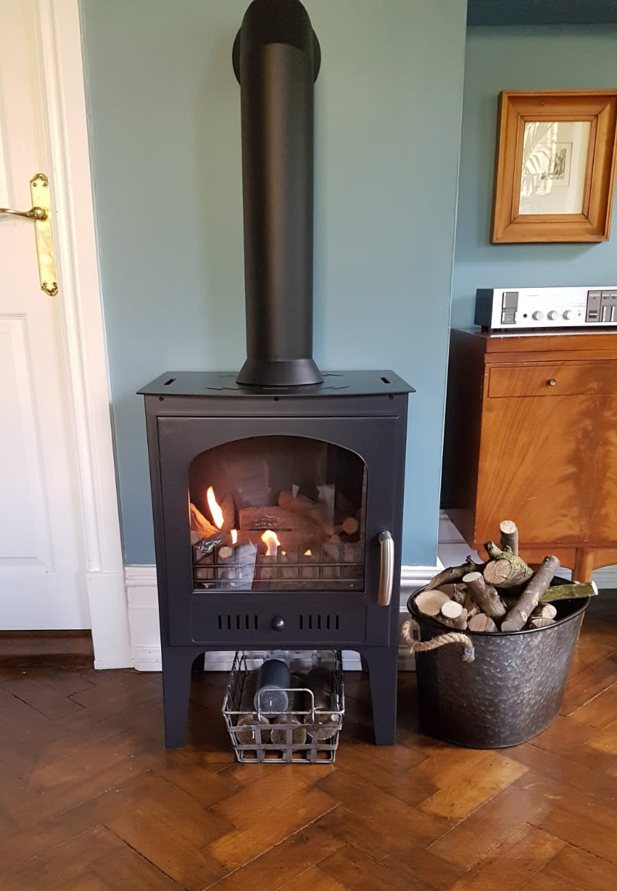 ABINGDON Black Bioethanol Stove