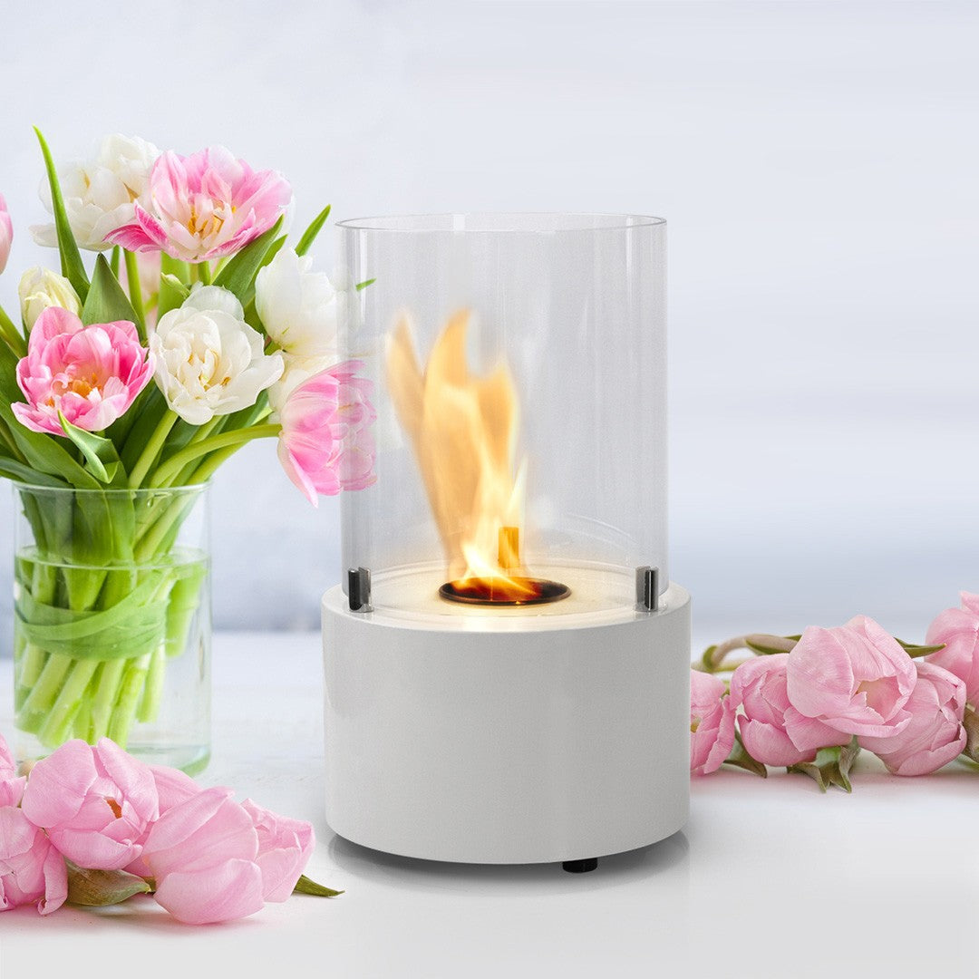 SORRENTO Bioethanol Burner in White Finish