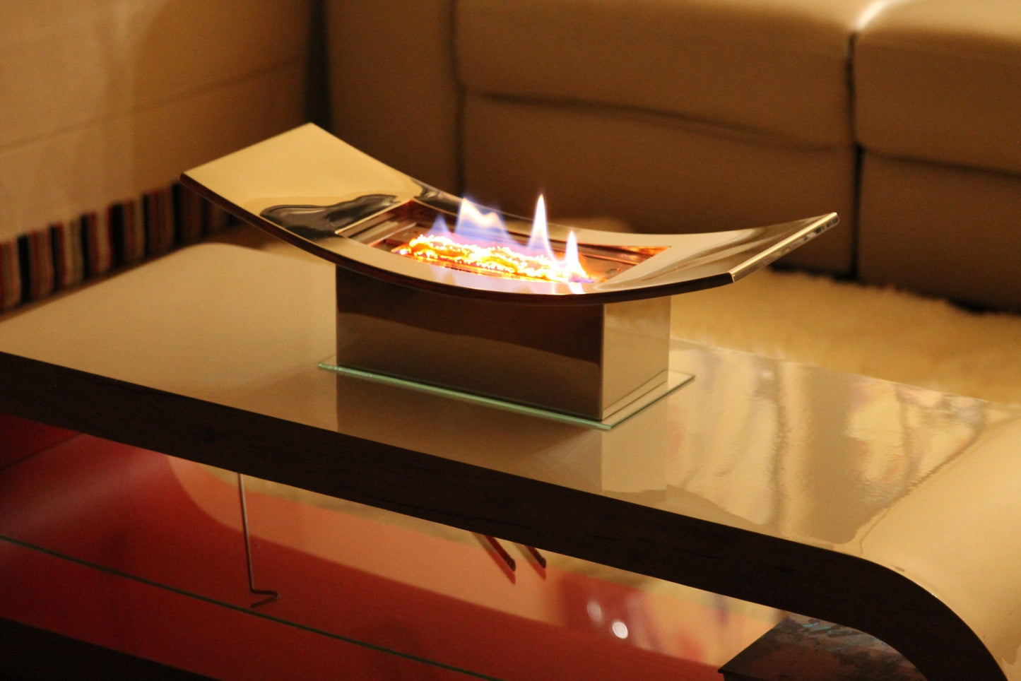 ZEN Bioethanol Mirrored Basket