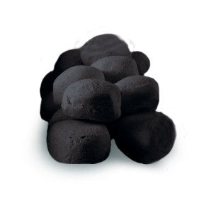 Black Pebbles 48 pieces