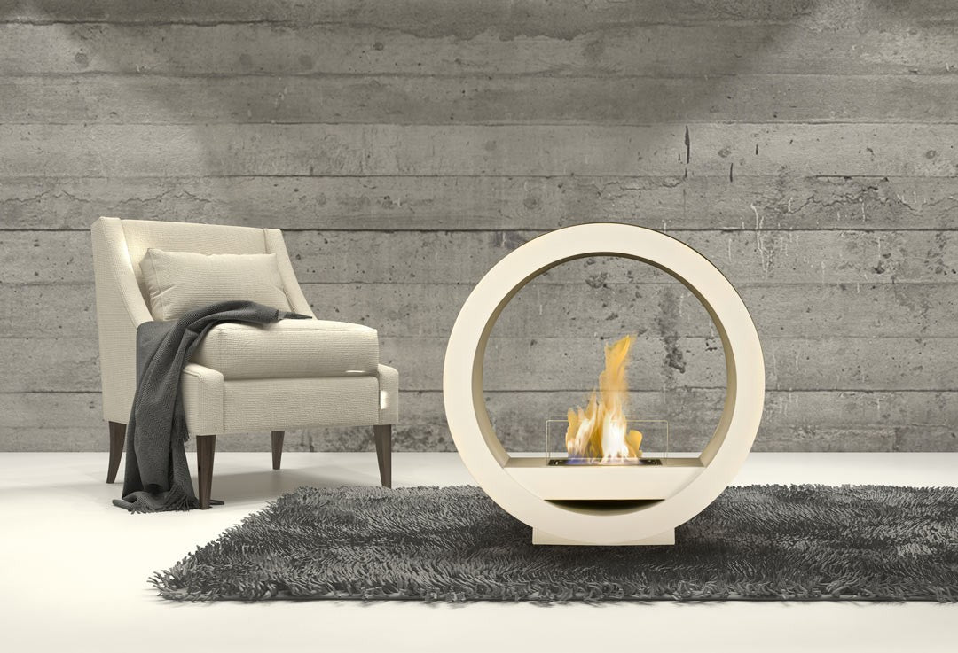 Heating - Bioethanol Fireplace - White Empire 00262