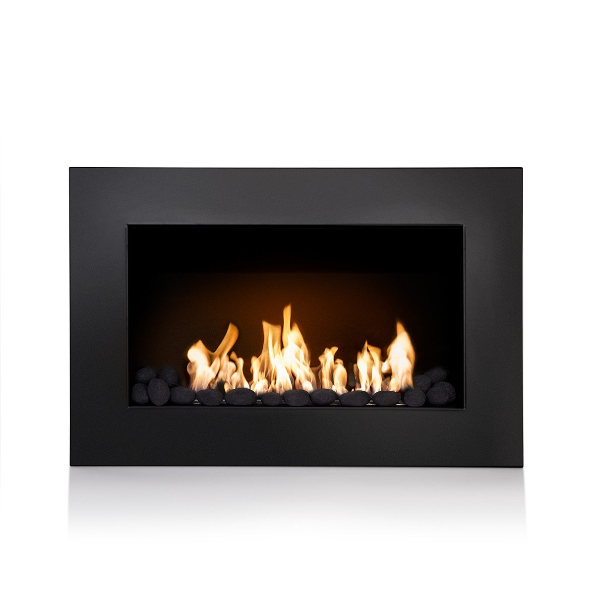 PHANTOM Black Bioethanol Fireplace
